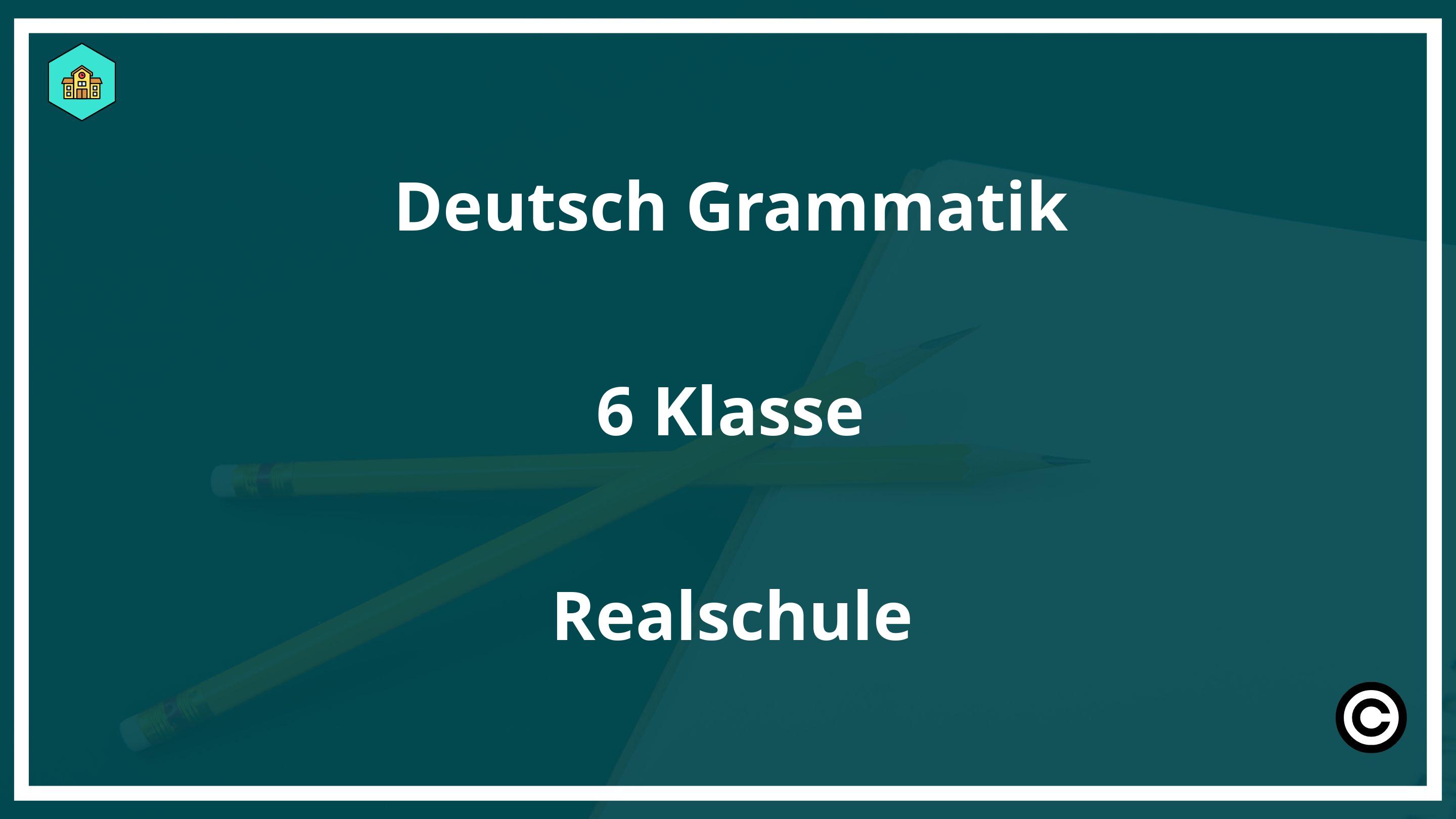 Deutsch Grammatik 7 Klasse Gymnasium PDF