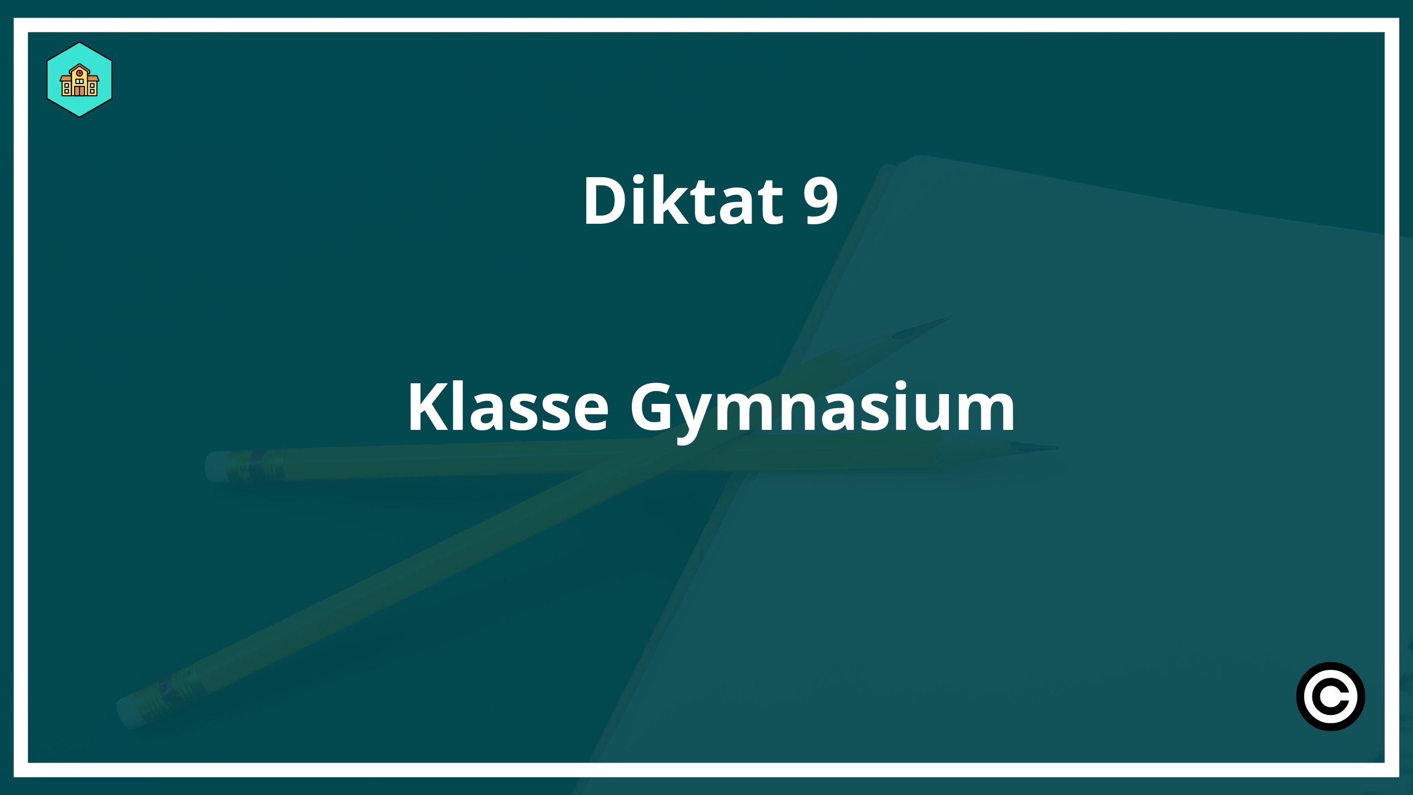 Diktat 9. Klasse Gymnasium PDF